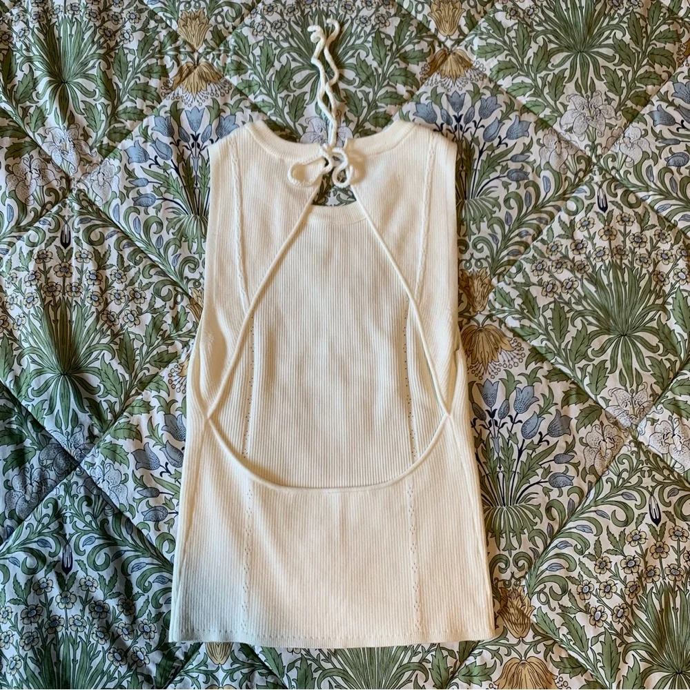 Free People Pointelle Backless Tank - Picture 3 of 3
